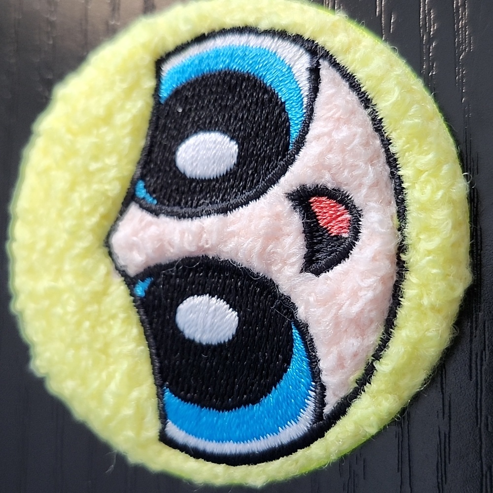 Cartoon Network Powerpuff Girls Bubbles Embroidered Pin